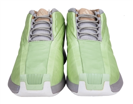 Adidas "The Kobe" Green Colored Unreleased Colorway Sample Pair of Sneakers - November 8, 1999